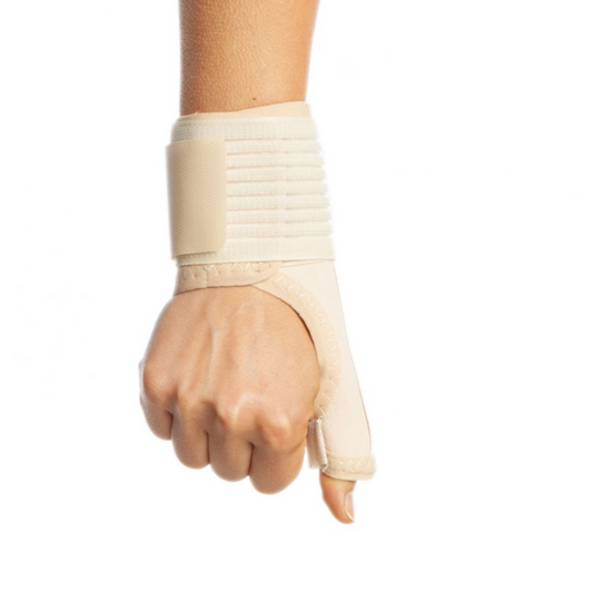 Férula inmovilizadora de pulgar con barra de aluminio